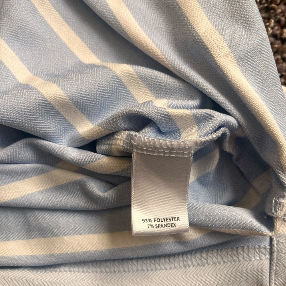Cremieux Men's Striped Collared Polo Golf Shirt - Picture 7 of 7